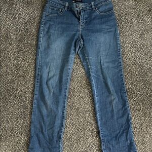 Lee Women's Straight Leg Blue Jeans